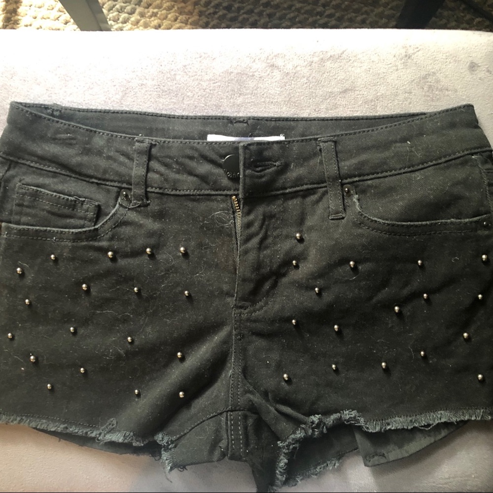 Black Denim Shorts (11)